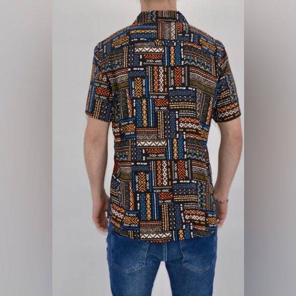 Only and Sons Men’s Button Up T-Shirt - Picture 5 of 7